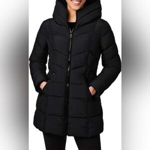 Bernardo Walker Quilted Puffer